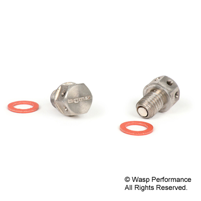 BGM Pro Drilled Magnetic Oil Filler and Drain Plug Set